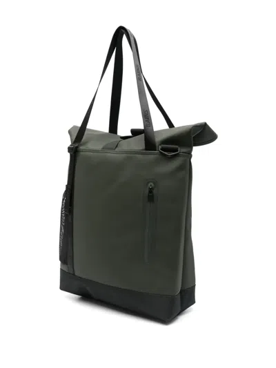 Rains Trail Rolltop Tote Bag In 03 Green