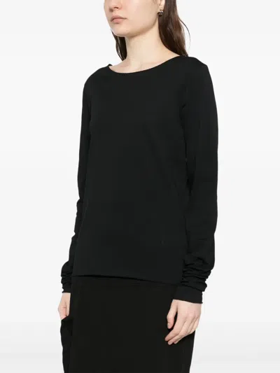 Agnès B. Long-sleeved T-shirt In Black