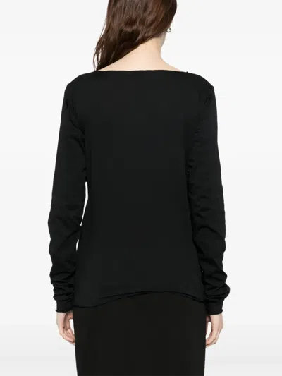 Agnès B. Long-sleeved T-shirt In Black