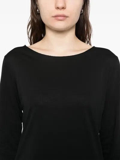 Agnès B. Long-sleeved T-shirt In Black