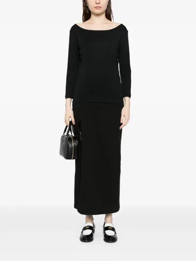 Agnès B. Jersey Leopard T-shirt In Black
