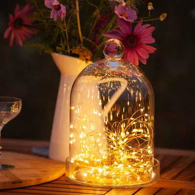 The Company Store Solar Led String Lights In White