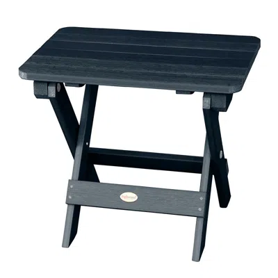 The Company Store Adirondack Folding Side Table In Navy