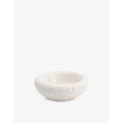 Home Studyo Lisa Ceramic Bowl 18cm Bone White Gloss In Bone White Gloss