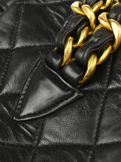 Pre-owned Chanel Small 1992 Duma Backpack In Black