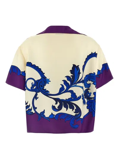 Etro Paisley Print Maxi Shirt In Multi