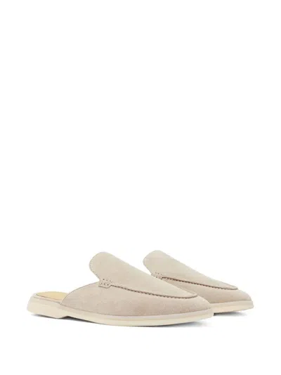 Scarosso Lucrezio Sand Suede In Neutral