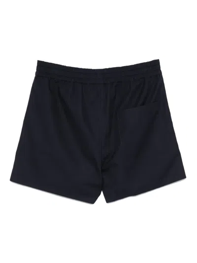 Namacheko Elasticated Waistband Bermuda Sports Shorts In Blue