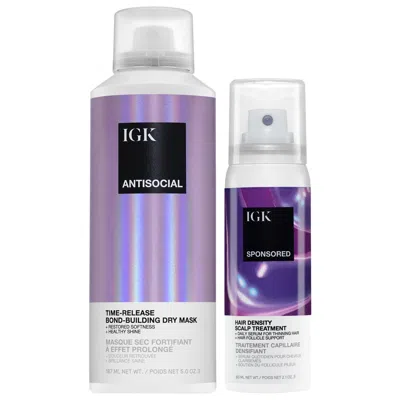Igk Anti Social Dry Mask & Sponsored Scalp Spray Set