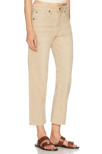 R13 Slim Straight Leg Boy Jeans In Brown