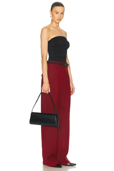 St Agni Triangle East West Shoulder Bag In Black