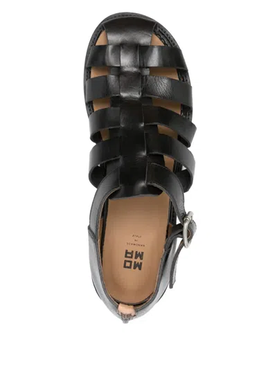 Moma Man Sandals Black Size 9 Leather In Black
