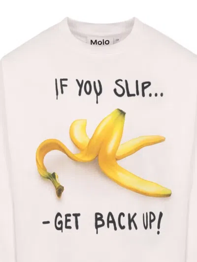 Molo Graphic-print Sweatshirt In 白色
