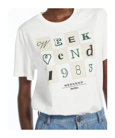 Weekend Max Mara T-shirts And Polos Beige In White