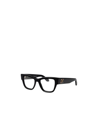Off-white Full Frame Plain Mirror In Black