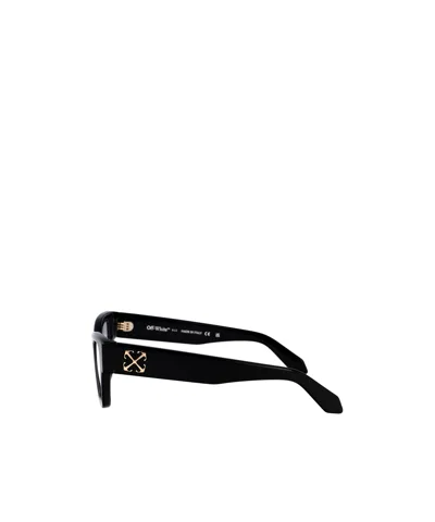 Off-white Full Frame Plain Mirror In Black