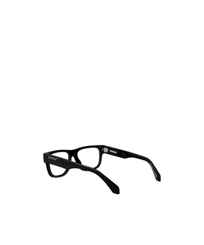 Off-white Full Frame Plain Mirror In Black