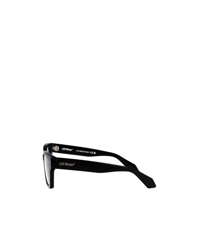 Off-white Full Frame Plain Mirror In Black