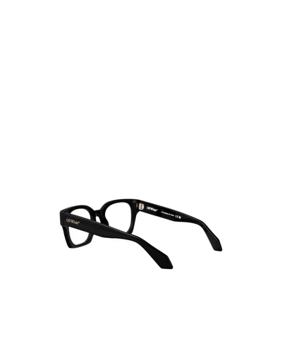 Off-white Full Frame Plain Mirror In Black