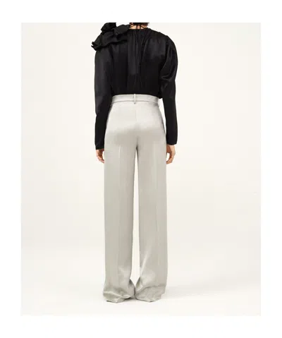 Magda Butrym Herno Dark Blue Nylon Down Jacket In Black