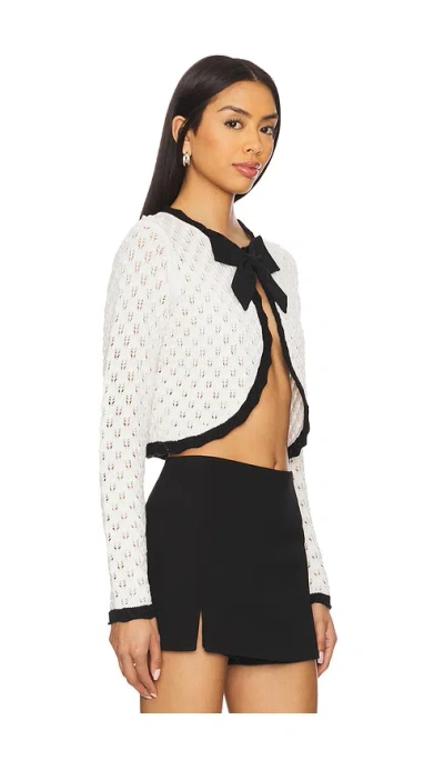 DANNIE 短款开襟针织衫