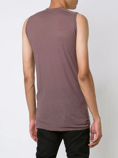 Shop Julius Sheer Tank Top - Brown