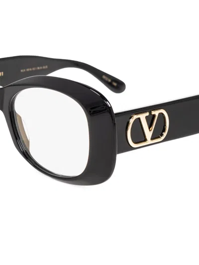 Valentino Garavani Eyewear Vlogo Signature Glasses In Black