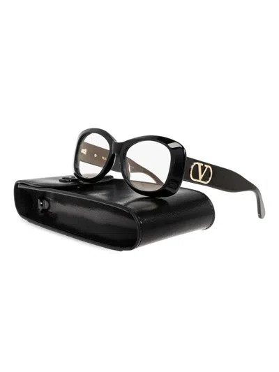 Valentino Garavani Eyewear Vlogo Signature Glasses In Black