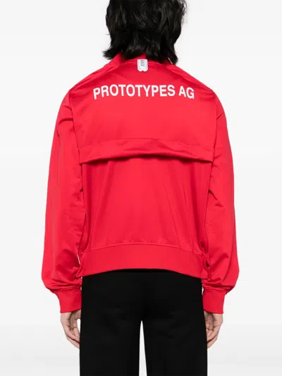 Prototypes Logo-print Sport Jacket In Red