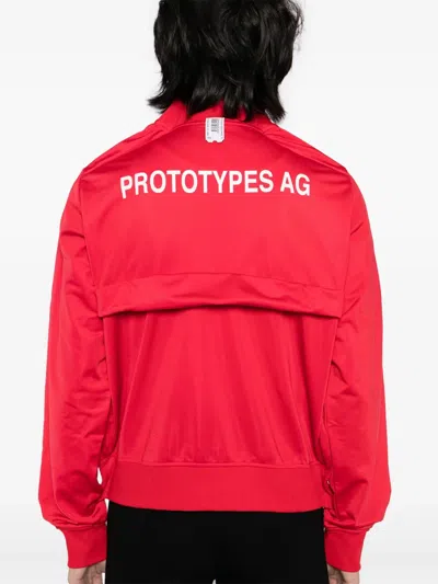 Prototypes Logo-print Sport Jacket In Red