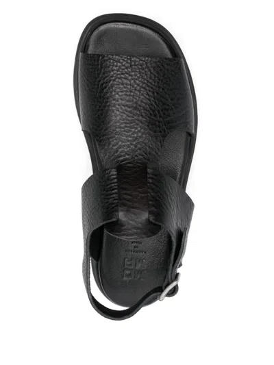 Moma Woman Sandals Black Size 8 Leather In Black