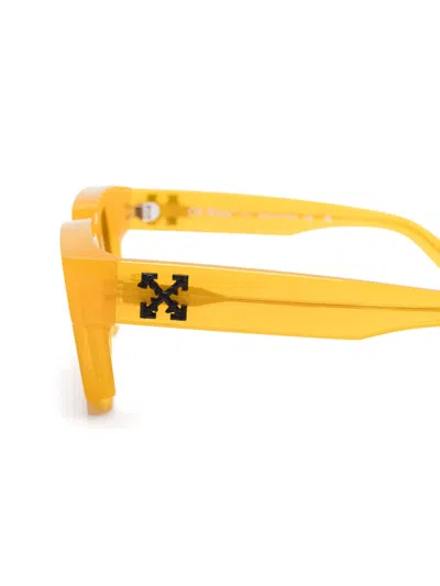 Off-white Eyewear Rectangular-frame Sunglasses In Yellow