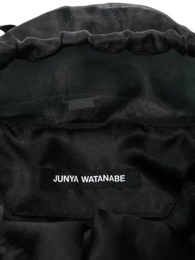 Junya Watanabe Organza Backpack In Black