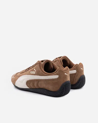 Puma Speedcat Archive Brown Sneakers With Side Logo In Suede Unisex
