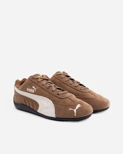 Puma Speedcat Archive Brown Sneakers With Side Logo In Suede Unisex