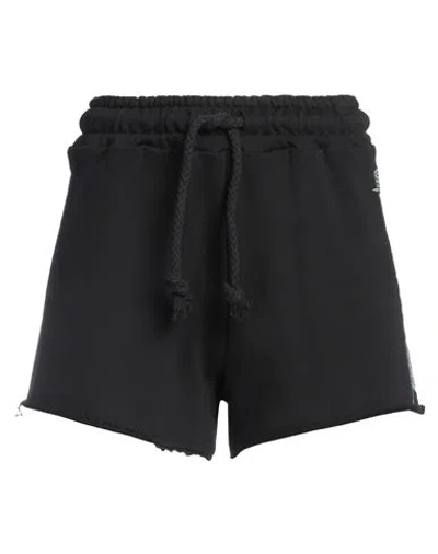 Disclaimer Woman Shorts & Bermuda Shorts Black Size L Cotton In Black