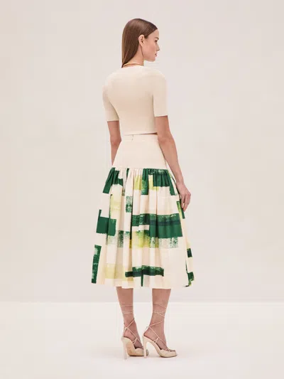 Alexis Azito Crop Top In Ivory In Ivory