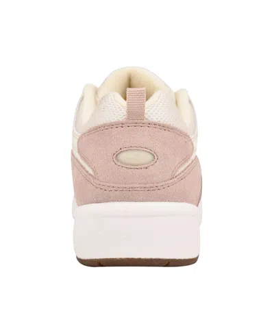 Easy Spirit Romy Sneaker In Beige,light Pink