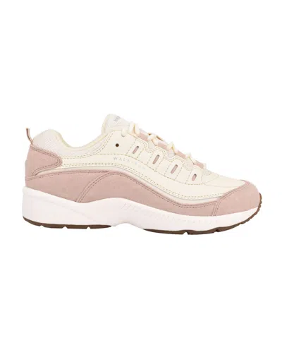Easy Spirit Romy Sneaker In Beige,light Pink