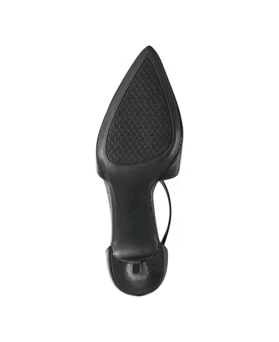 Bandolino Women's Zeffer Strappy Bow Stiletto Heel Pumps In Black Snake