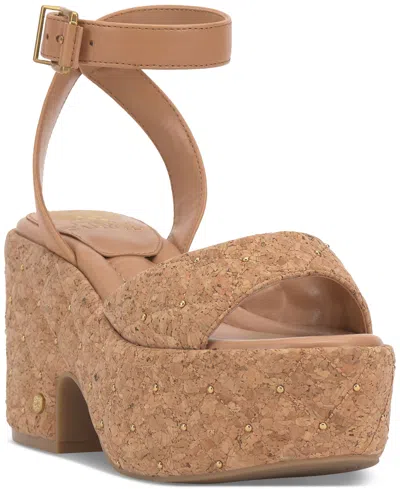 Vince Camuto Ellah Platform Sandal In Natural Cork