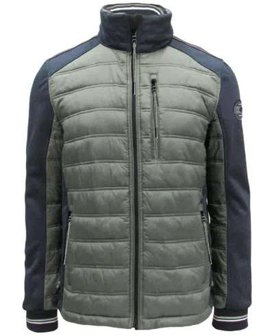 Point Zero Men's Textured Stowable-hood Jacket In Multi