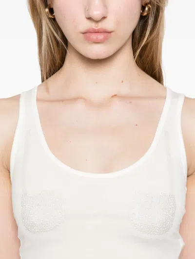 Gcds X Hello Kitty Printed Top In White