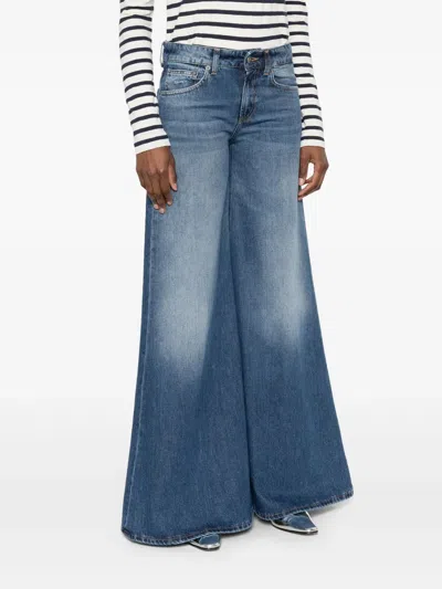 Dondup Blue Marlen Pants In Blue