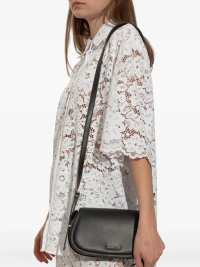 Michael Michael Kors Lydiasmall Flat Crossbody In Black