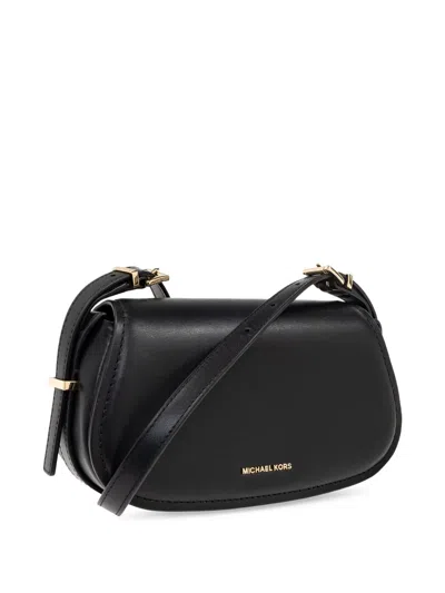 Michael Michael Kors Lydiasmall Flat Crossbody In Black