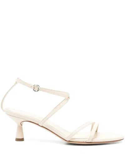 Aeyde Women's Maeve Nappa Leather Creamy Sandal In Neutrals