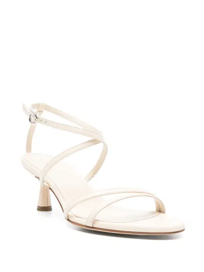 Aeyde Women's Maeve Nappa Leather Creamy Sandal In Neutrals
