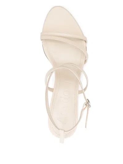 Aeyde Women's Maeve Nappa Leather Creamy Sandal In Neutrals