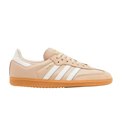 Pre-owned Adidas Originals Wmns Samba Og 'wonder Taupe' In Tan
